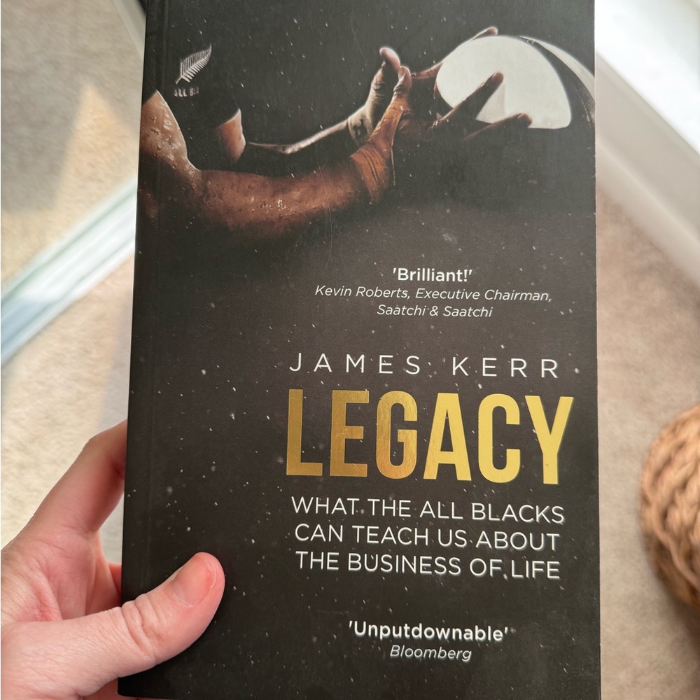 Legacy by James Kerr Book